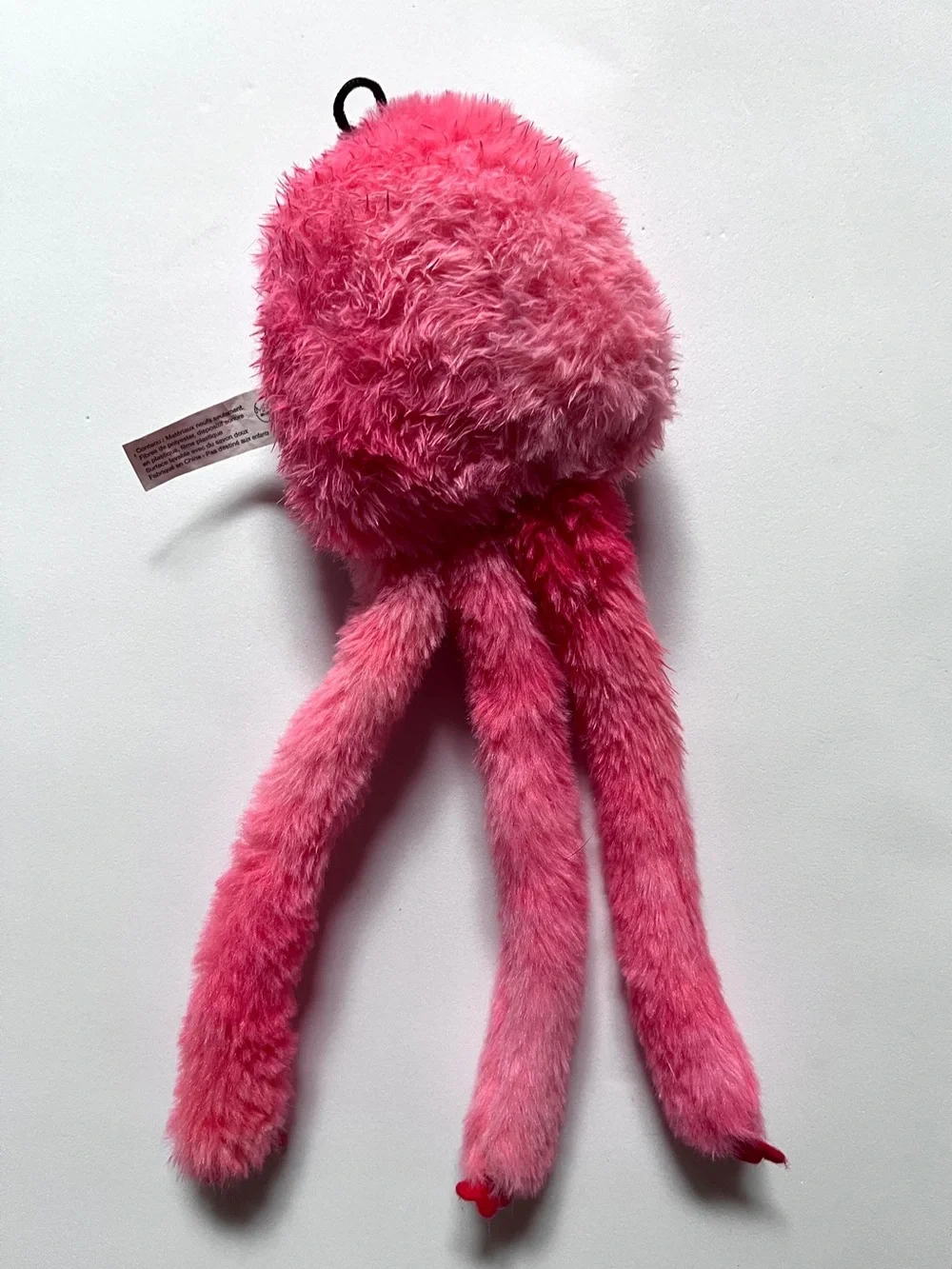 Dog toy- Plush Pink Octopus Toy - Soft Long-Legged Stuffed Animal- 11.5 inches
